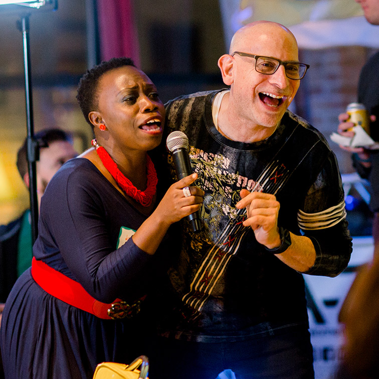 Karaoke at a Party
